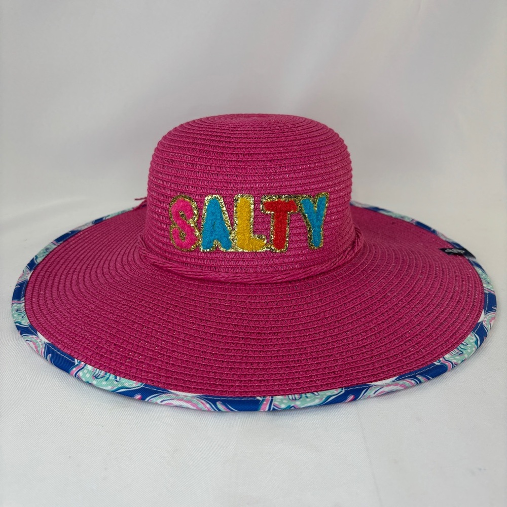 NEW Simply Southern SALTY Sun Hat Pink OSFM